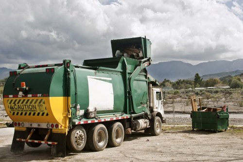 Eco-friendly disposal and recycling during loft clearance